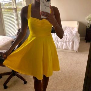 Yellow Flirty Summer Dress